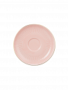 Amina rosé Goldrand - Kombi-Untertasse groß 16cm.